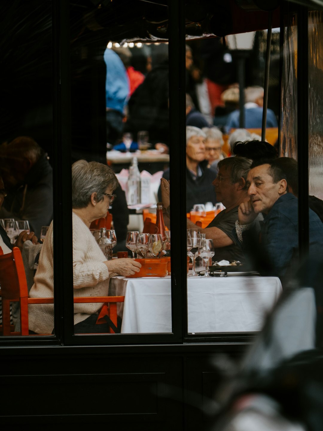 couple dining at restaurant