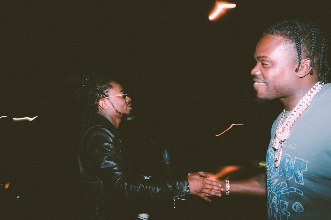 celebrity handshake after argument